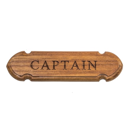 Whitecap Captain Name Plate 62670